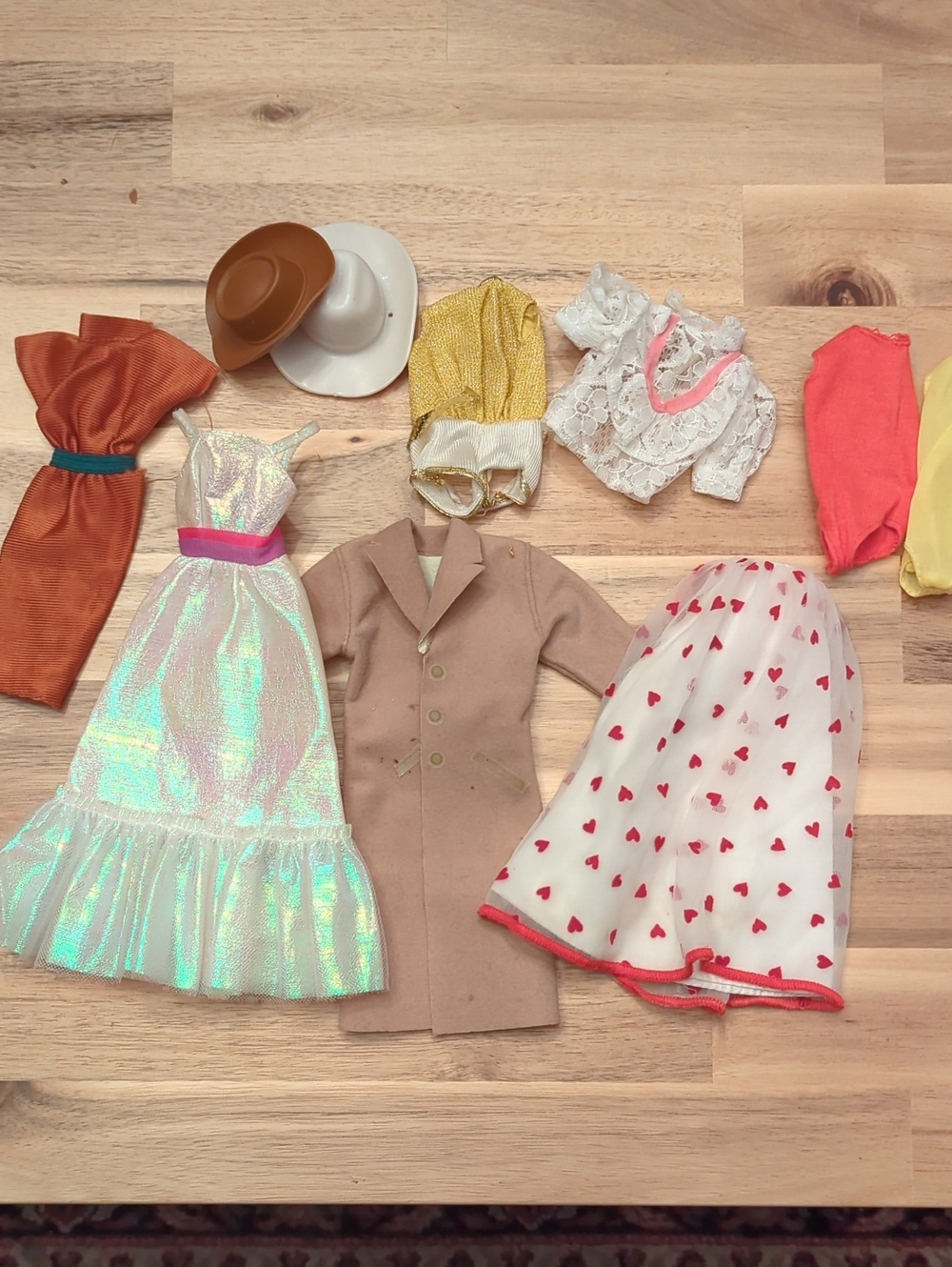 Vintage Barbie Lot of Clothes Needs TLC